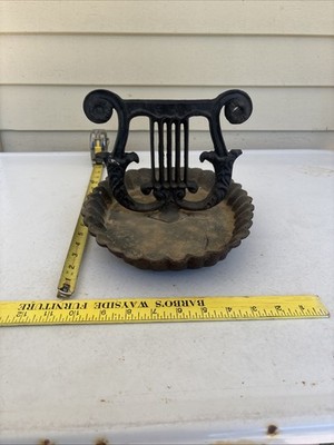 Vintage Cast Iron Boot Scraper Drip Tray