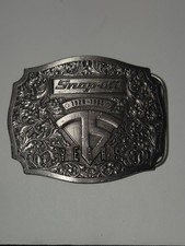 Buckle Snap-on Tools 75th Anni Vintage Mens Limited Ed. Pewter Coll. 3-2/8 2-5/8