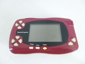 Wonderswan Crystal Handheld Console with Charger Battery Backlight Wine Red
