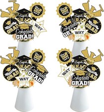 2026 Graduation Party Decorations - 24 Pcs Class of 2026 Congrats Grad Table