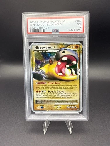 Hippowdon LV.X 107/111 Rising Rivals Holo PSA 7
