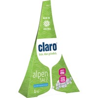 Claro 492520 Regeneriersalz Alpensalz - GrobköRnig, 1 Kg