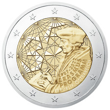 Austria 2022 2 euro coin for the 35th anniversary of the Erasmus programme UNC