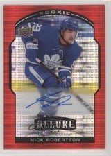 2020 Upper Deck Allure Rookie Red Rainbow 191/199 Nick Robertson #99 Auto 0ze6