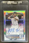 2025 Bowman Draft Malachi Witherspoon Chrome Auto Refractor 1st #/499 Tigers