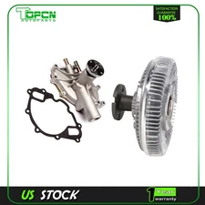 Electric Fan Clutch & Water Pump Kit for 87-96 Ford F-250 E-150 V8 5.0L 5.8L E&F
