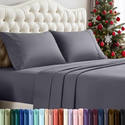 Utopia Bedding Queen Sheet Set 4 Piece Bed Sheets For Queen Size Bed Soft And