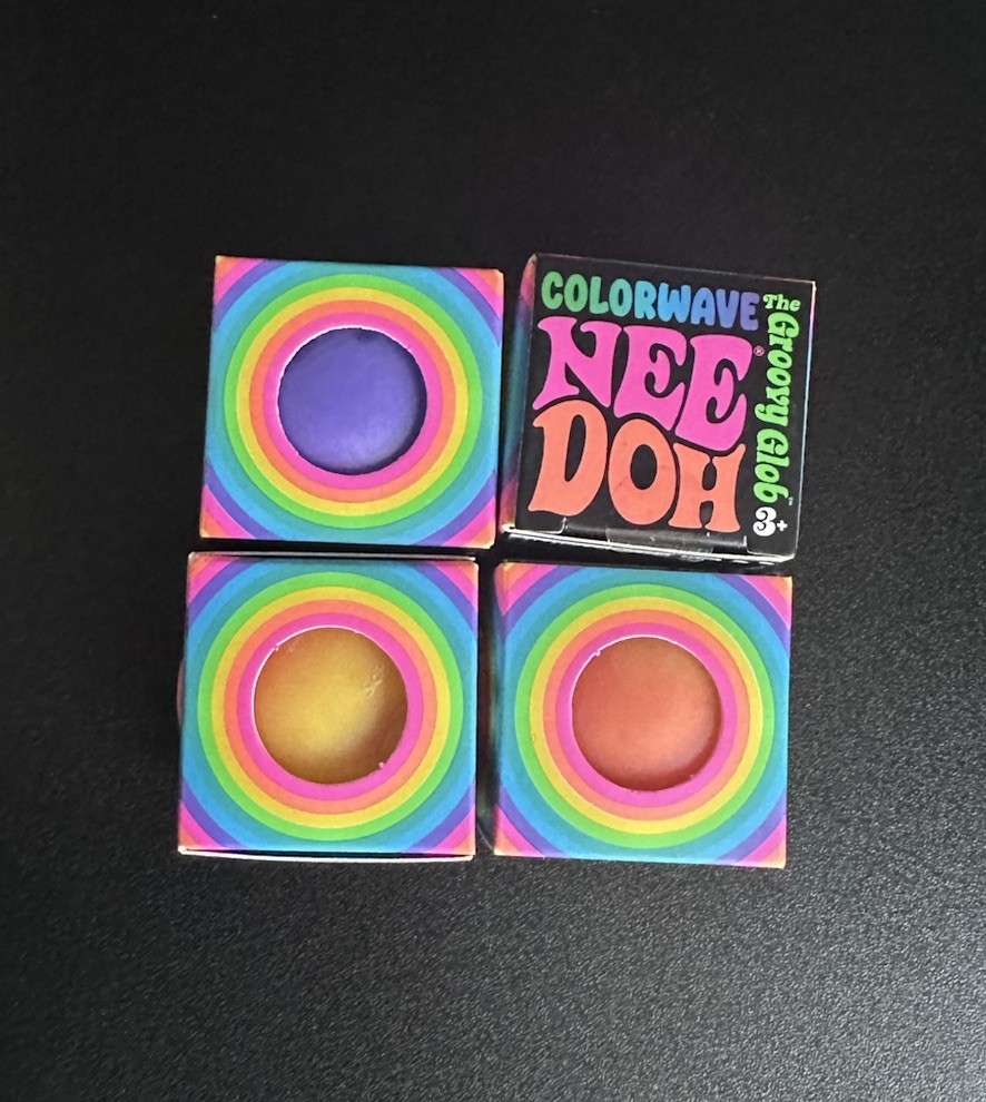 Mini Colorwave NeeDoh The Groovy Glob 4 pieces | eBay
