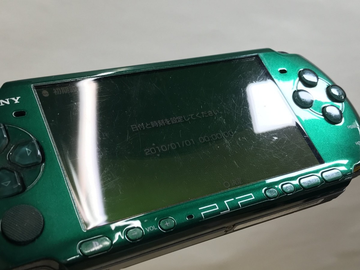 PSP-3000 SPIRITED GREEN Console Japan - With Defects GE1578 | eBay