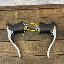 Vintage Dia-Compe RT Road Bike Brake Levers Pair Black Hoods Drop Bar