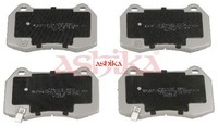 Ashika 50-01-113 Bremsbelagsatz FüR Scheibenbremse Bremsbelagsatz FüR Nissan