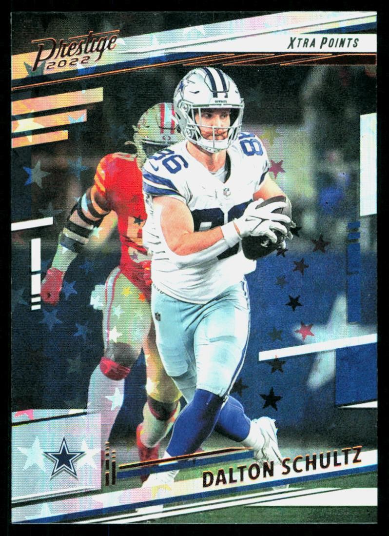 2022 Panini Prestige #143 Dalton Schultz Xtra Points Astral