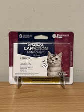 PETARMOR CAPACTION CATS 2-25LB 6 TABLETS New Sealed
