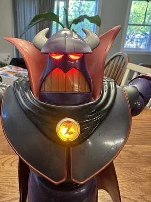 Disney Pixar Toy Story Evil Emperor Zurg Talking Light Up 15'' Figure Works 