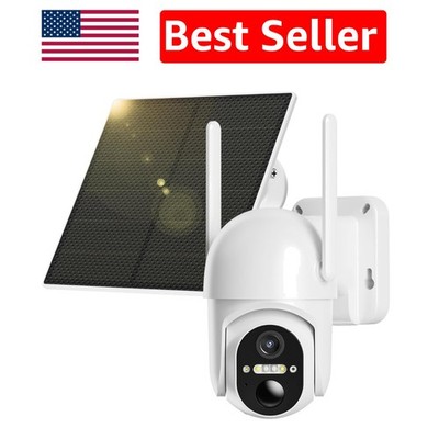 Wireless 4G LTE Surveillance Camera - 2K Resolution,  Waterproof with SIM