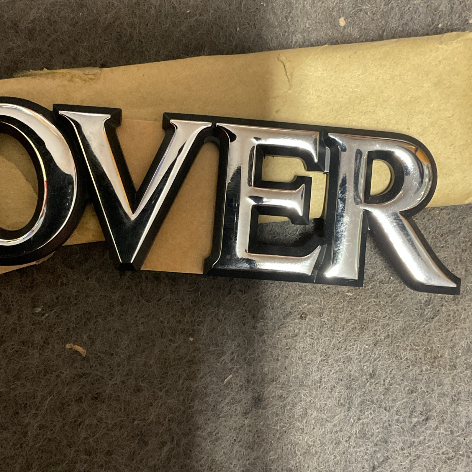 NOS AUSTIN ROVER, DAG 100150 MMM CLASSIC ROVER SCRIPT CAR BADGE 140x35mm foto 3