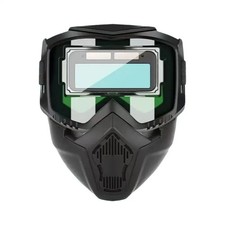 Maschera Saldatura Automatica Casco Oscurante Professionale Ampia Visione