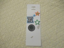 Rock And Roll Iron-On Appliques 5-Pieces  Horizon Group 