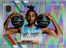  2021-22 Topps  Overtime Elite Matt Bewley Silver Refractor #55