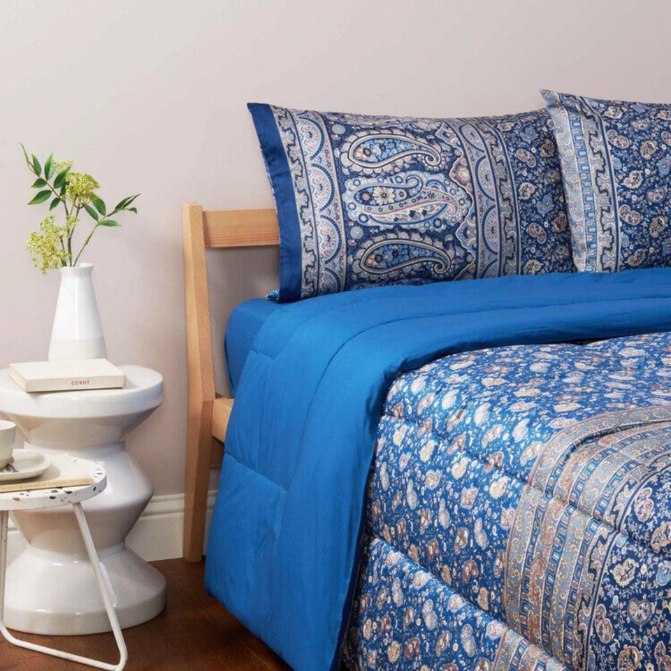 Trapunta matrimoniale piumone invernale Bassetti Granfoulard Imperia blu - Immagine 2 di 4