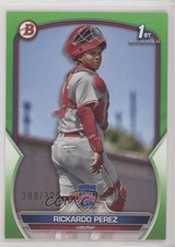 2023 Bowman Prospects Neon Green 388/399 Rickardo Perez #BP-27 pe8