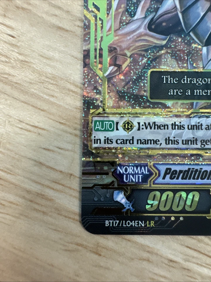 Bushiroad Cardfight Vanguard Perdition Dragon, Whirlwind Dragon BT17/L04EN LR - Image 3 of 4