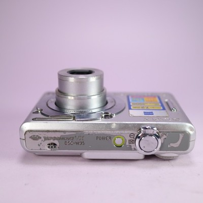 Sony Cyber-shot DSC-W35 7.2MP Digital Camera - Silver for sale