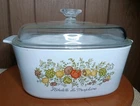 Corning Ware Spice of Life A-5-B Vintage 5-liter Casserole Dish with Pyrex Lid