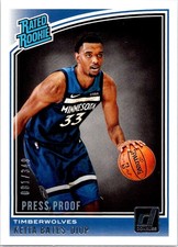 2018-19 Donruss Press Proof Silver #191 Keita Bates-Diop #/349 RC Timberwolves
