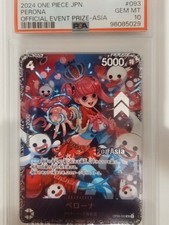 PSA10 Perona Promo OP06 093 One Piece Card Game Flagship for Asia