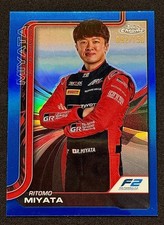 2025 Topps Chrome Formula 1 F1 Ritomo Miyata #33 Blue Refractor /150 🔥