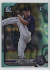 2022 Bowman Draft Chrome Aqua Lava Refractor 151/199 Gabriel Hughes #BDC-151 0q3