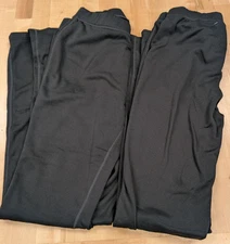 Lot of TWO Bass Pro Shops Thermal Fleece Base Layer Pants Women's Small