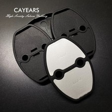 Cubierta protectora de anillo de bisagra de puerta de chapa cromada 4 piezas para Polo Golf CC Beetle Jetta