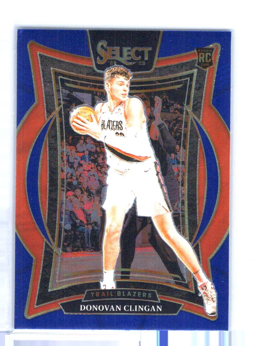 2024-25 Panini Select #69 Donovan Clingan Blue (Retail)