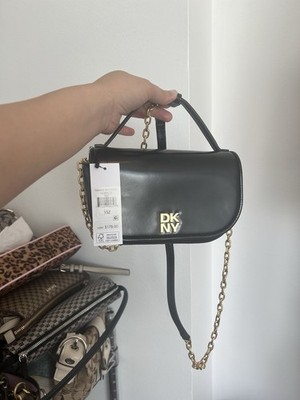 DKNY Tammy II Small Hobo Shoulder Bag Black NWT