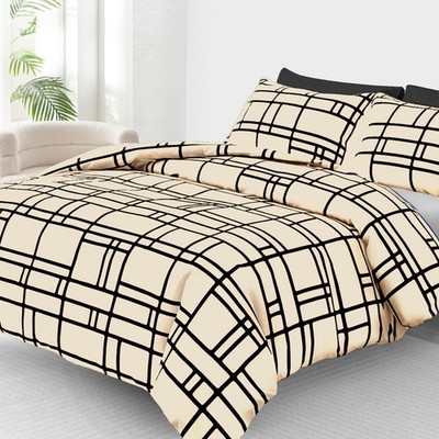 Doppel Bettbezug Set Wendebettbezug Bettbezug Bettwäsche Set King Size