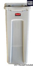 Rubbermaid Slim Jim Bin 60L Grey Vented Container Recycling (VAT Incl)