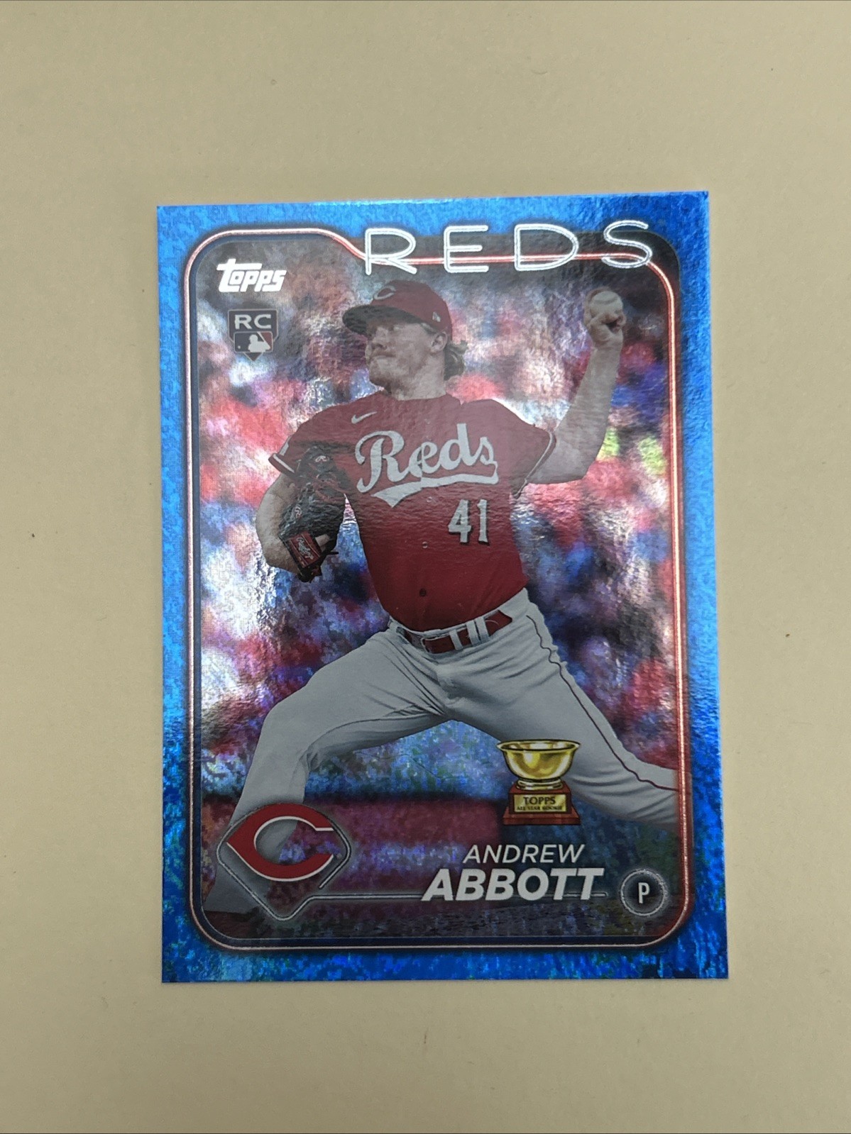 2024 Topps Series 1 Andrew Abbott /999 Reds #214