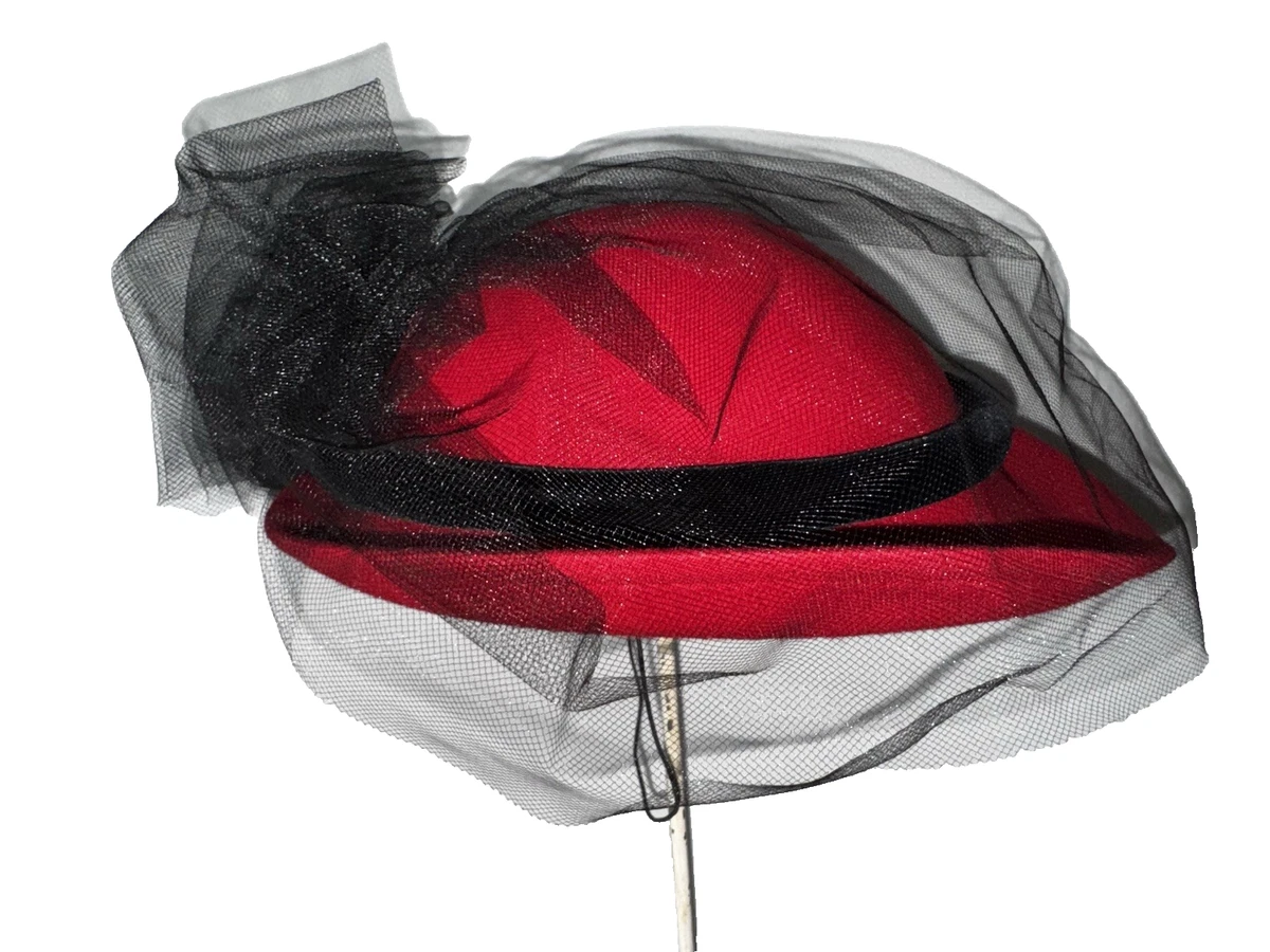 Red 1950s 100% Wool Vintage Hats for Women for sale | eBay display picture 2