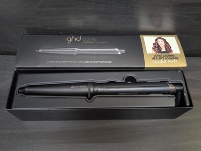 GHD Curve Creative Curl Wand, Model CTWA22 Black For Unisex 1'' Curling Iron