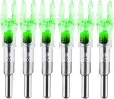 6pcs X Lighted Nocks For Arrows With .204 .233 .244 .246 Inside Diameter 6pcs X Lighted Nocks For Arrows With .204 .233 .244 .246 Inside Diameter