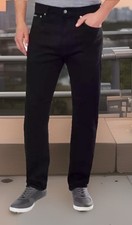34x30-Calvin Klein-Men's-Slim Fit Straight Jeans, Classic Black-5 Pocket Jeans