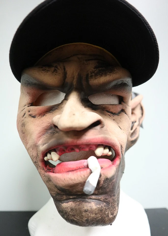 Trucker Man Bite Me Guy - Zagone Studios "Dude" Handmade Mask - Image 4 of 4