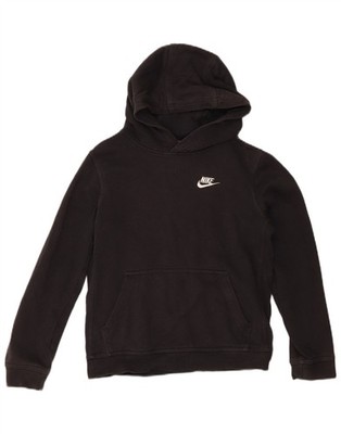 Nike Jungen Hoodie Pullover 12-13 Jahre Large schwarz Baumwolle DY15