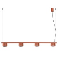 HäNgelampe Aluminium Ocker GX53 BüRo Esszimmer L:122 Cm Pendelleuchte Esstisch