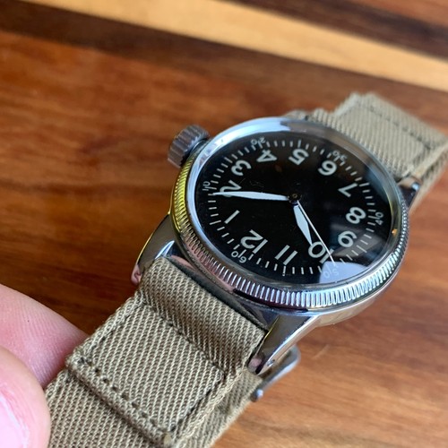 1945 Elgin A-11 Hack Grade 539 16 Jewels US Military Wristwatch - Mint #9 - Picture 8 of 14