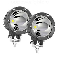 2x 4 Inch Round Led Fog White Lights Spot Bumper Driving Pods Bar Off Road Atv 2x 4 Inch Round Led Fog White Lights Spot Bumper Driving Pods Bar Off Road Atv