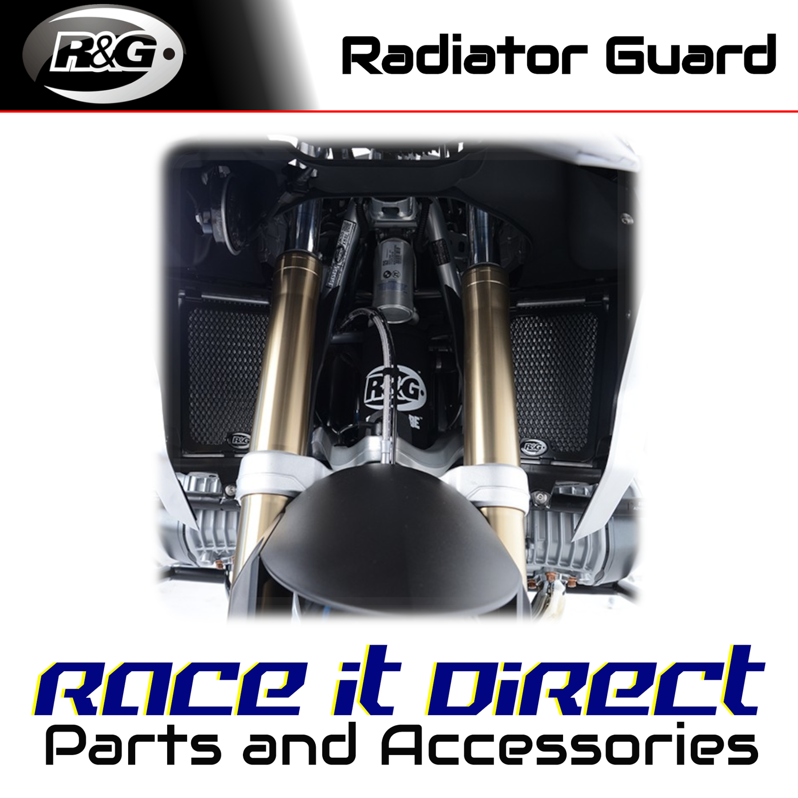 Aluminium Radiator Guard for BMW R1250GS 2018-2023 R&G