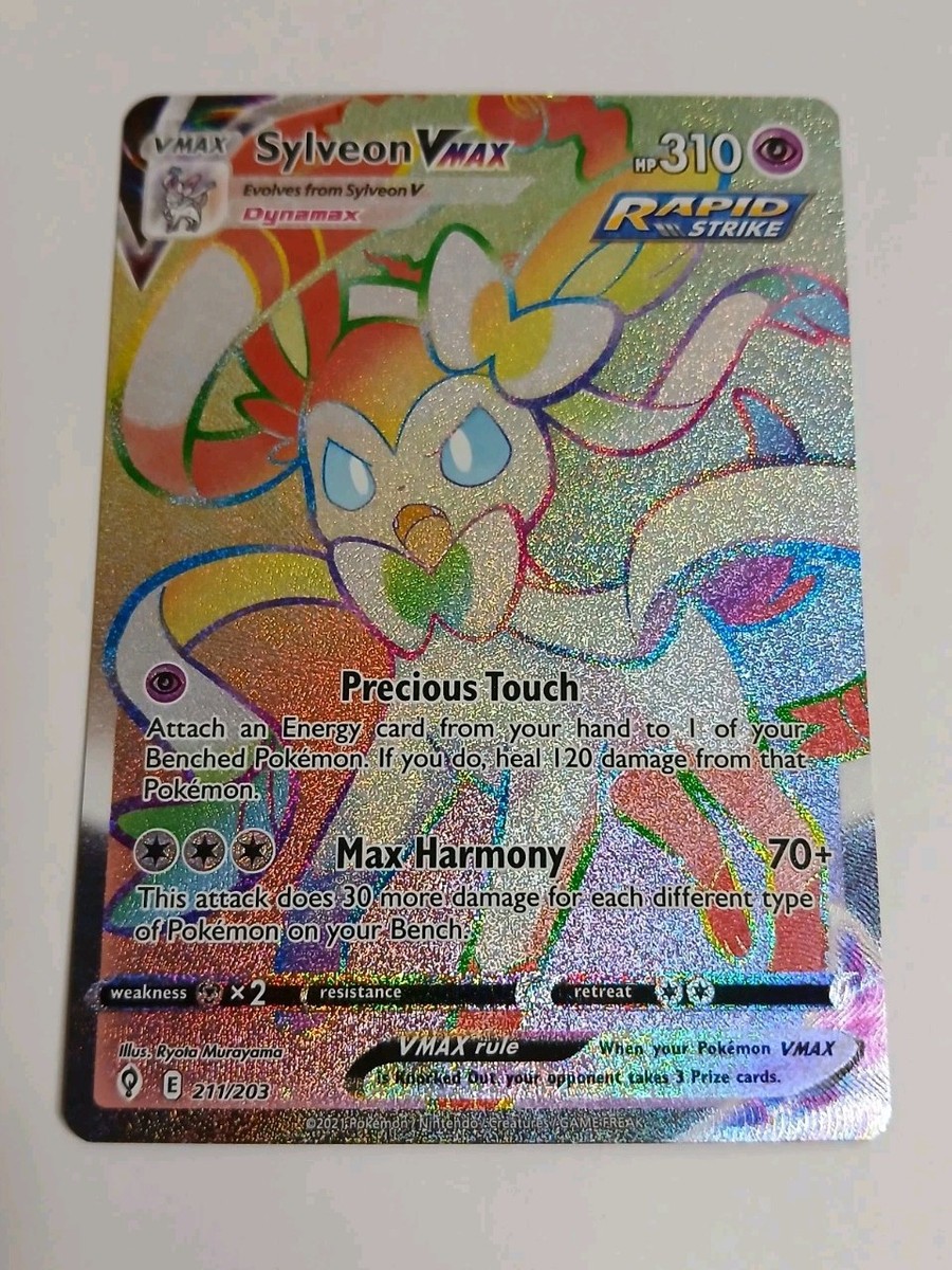 pokemon card sylveon vmax price Sylveon VMAX (075/203) [Sword & Shield: Evolving Skies] – TokenMTG main image 0